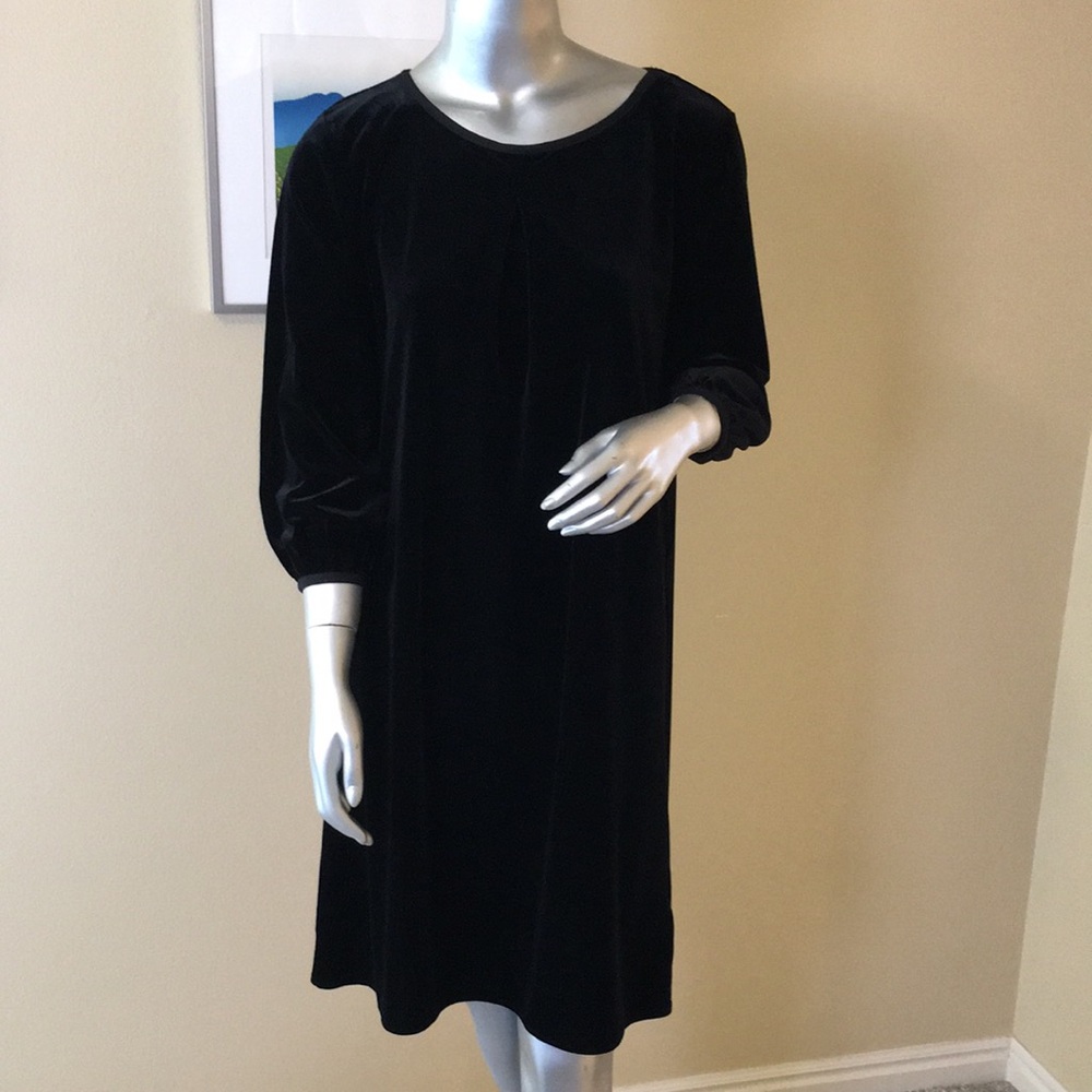 JOE FRESH | Black Velvet Dress